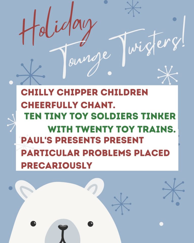 December Holiday Tongue Twisters